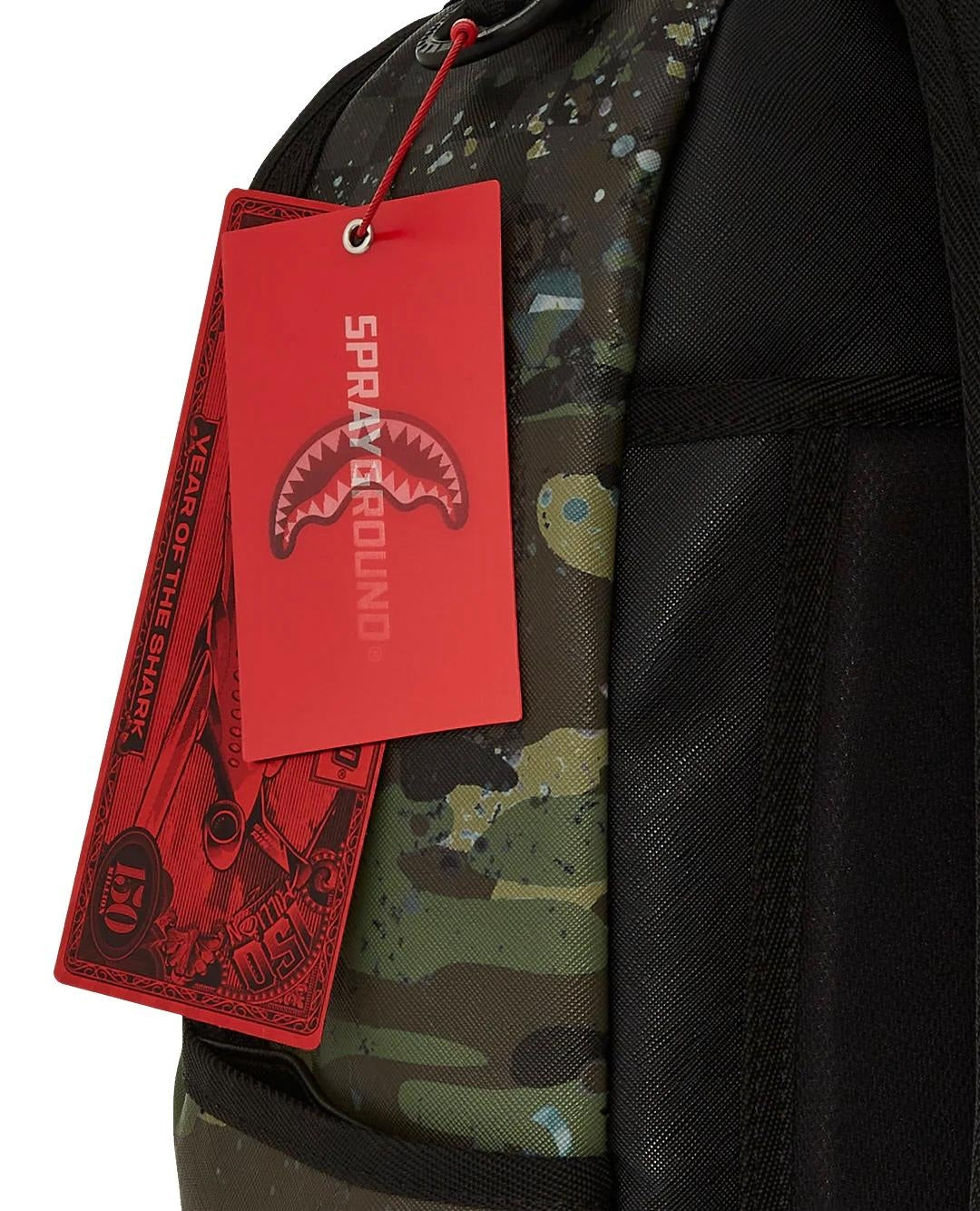 Zaino Sprayground nero Camo Splash dlxsv backpack