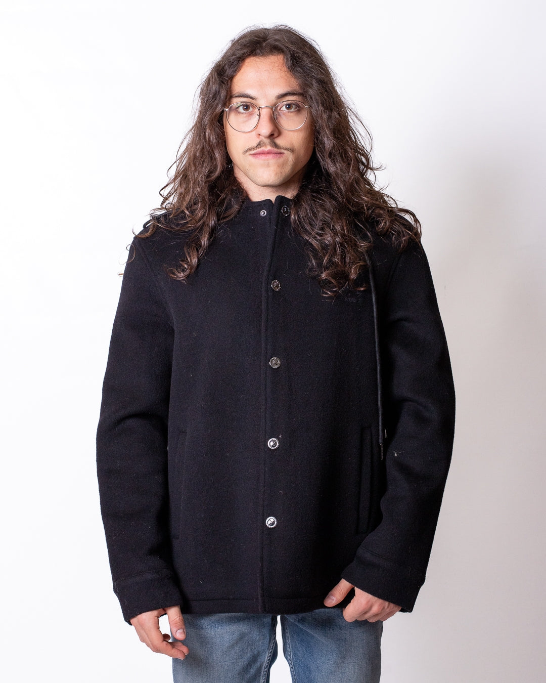 Cappotto Richmond X in misto lana con cappuccio uomo