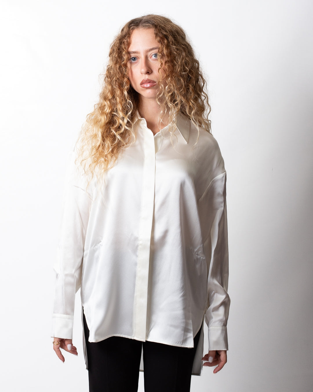 Camicia Nenette over in seta donna