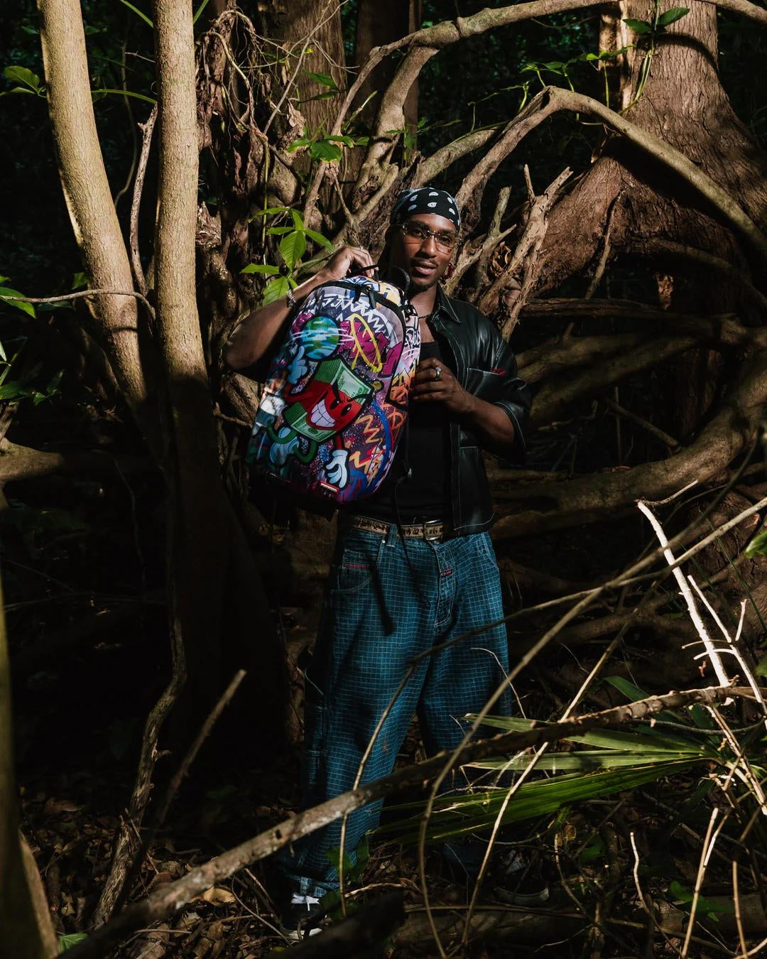 Zaino Sprayground multicolor Money makes the world go round dlxv backpack