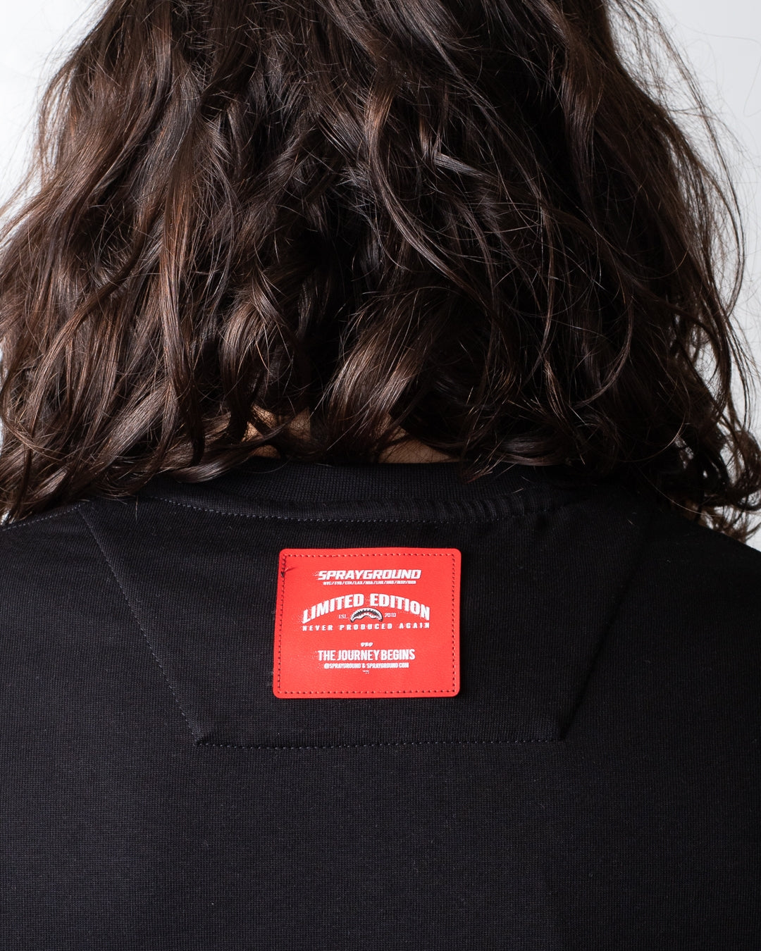 T-Shirt Sprayground regular girocollo "Label"