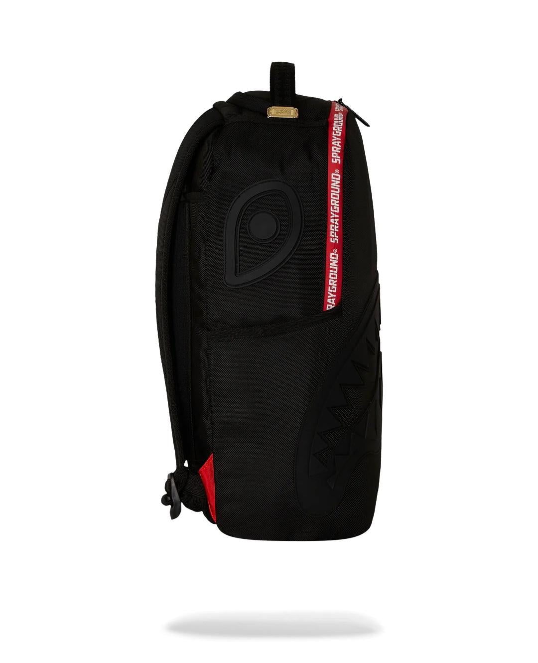Zaino Sprayground nero Printed zipper shark dlxr backpack