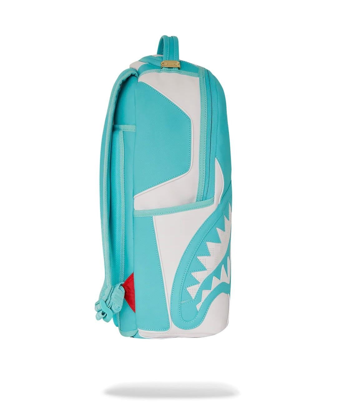 Zaino Sprayground bianco Shark central blue and white color dlxsv backpack