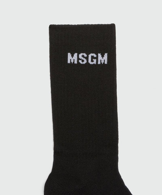 Calze MSGM in spugna con logo minimal