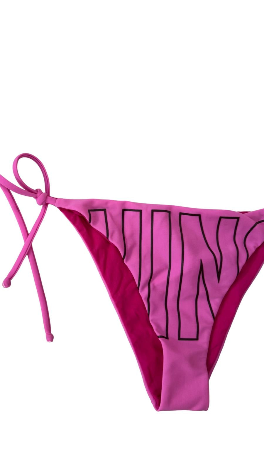 Slip mare Moschino Swim con logo a contrasto donna
