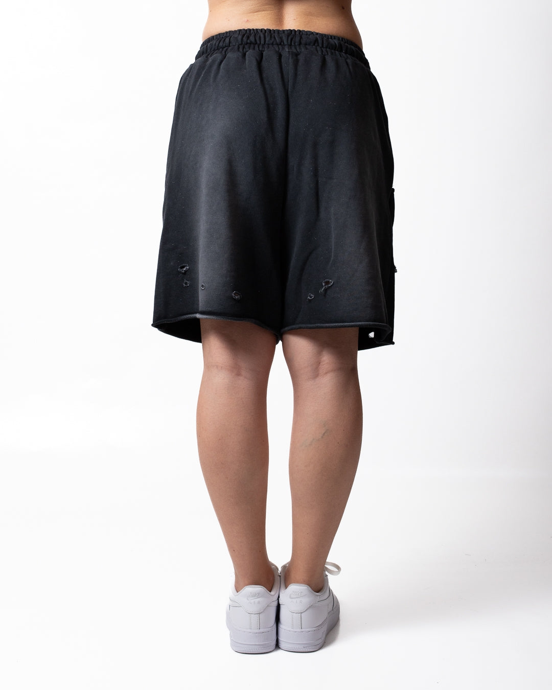 Bermuda Comme des Fuckdown in felpa con tagli donna