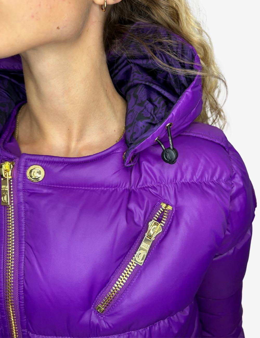 Giubbotto Just Cavalli con dettagli oro donna