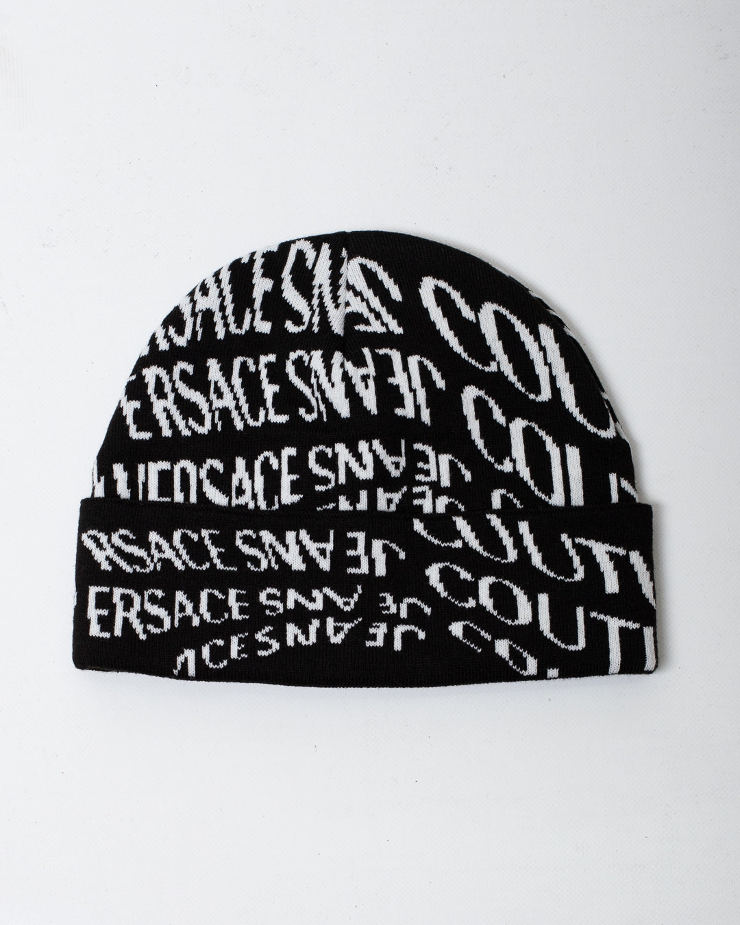 Berretto Versace Jeans Couture con logo all-over