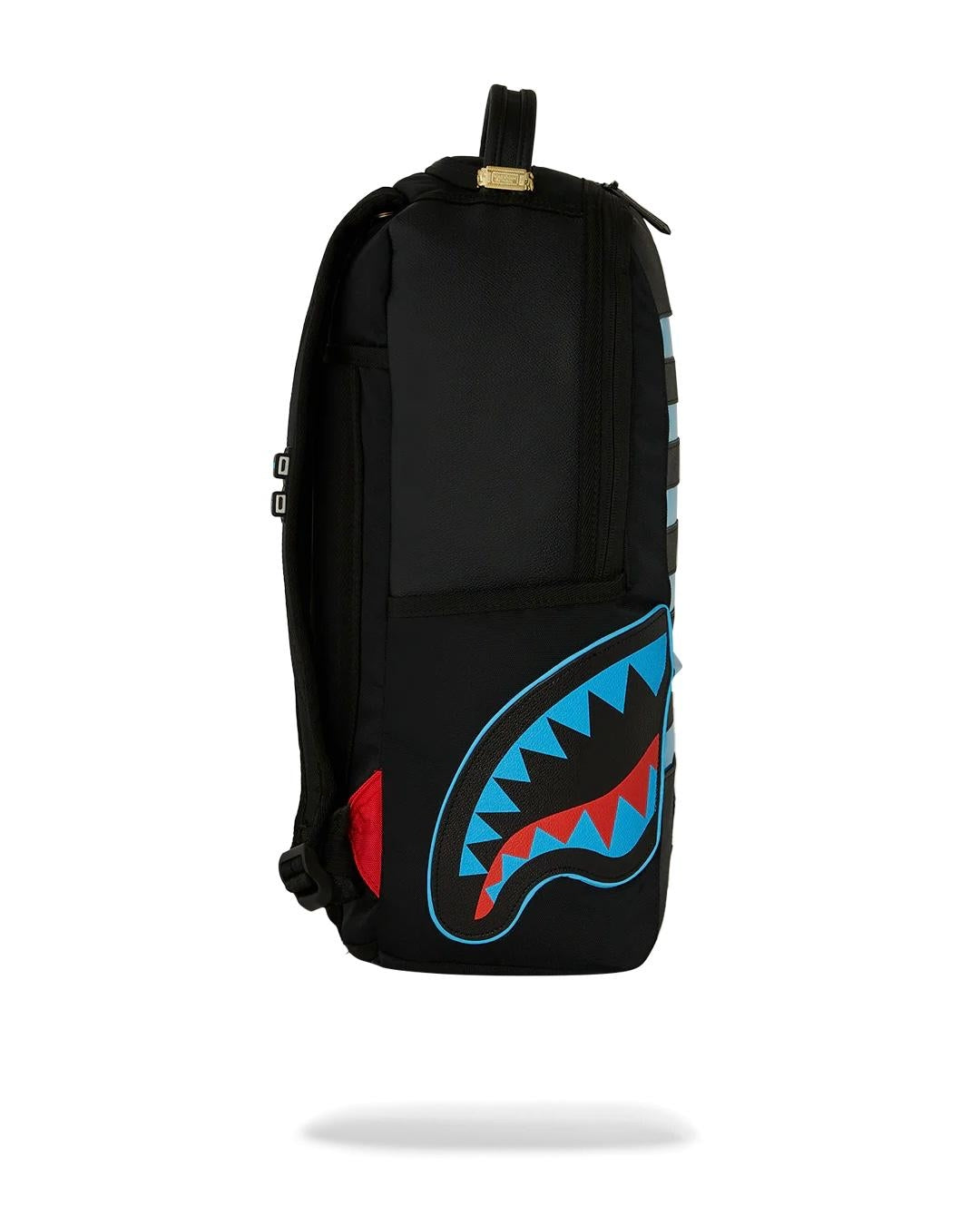 Zaino Sprayground nero Led stripe sharks dlx backpack