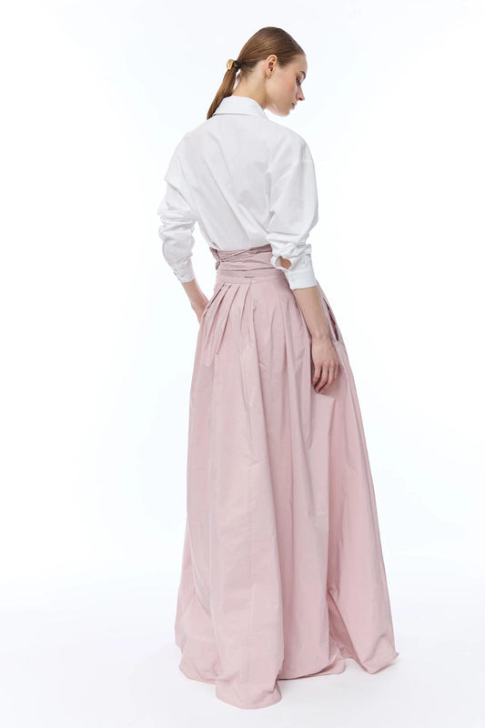 Gonna Nenette fluida con fascia donna