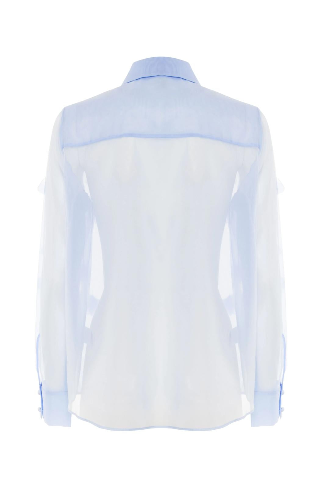 Camicia Nenette in organza con dettagli floreali donna