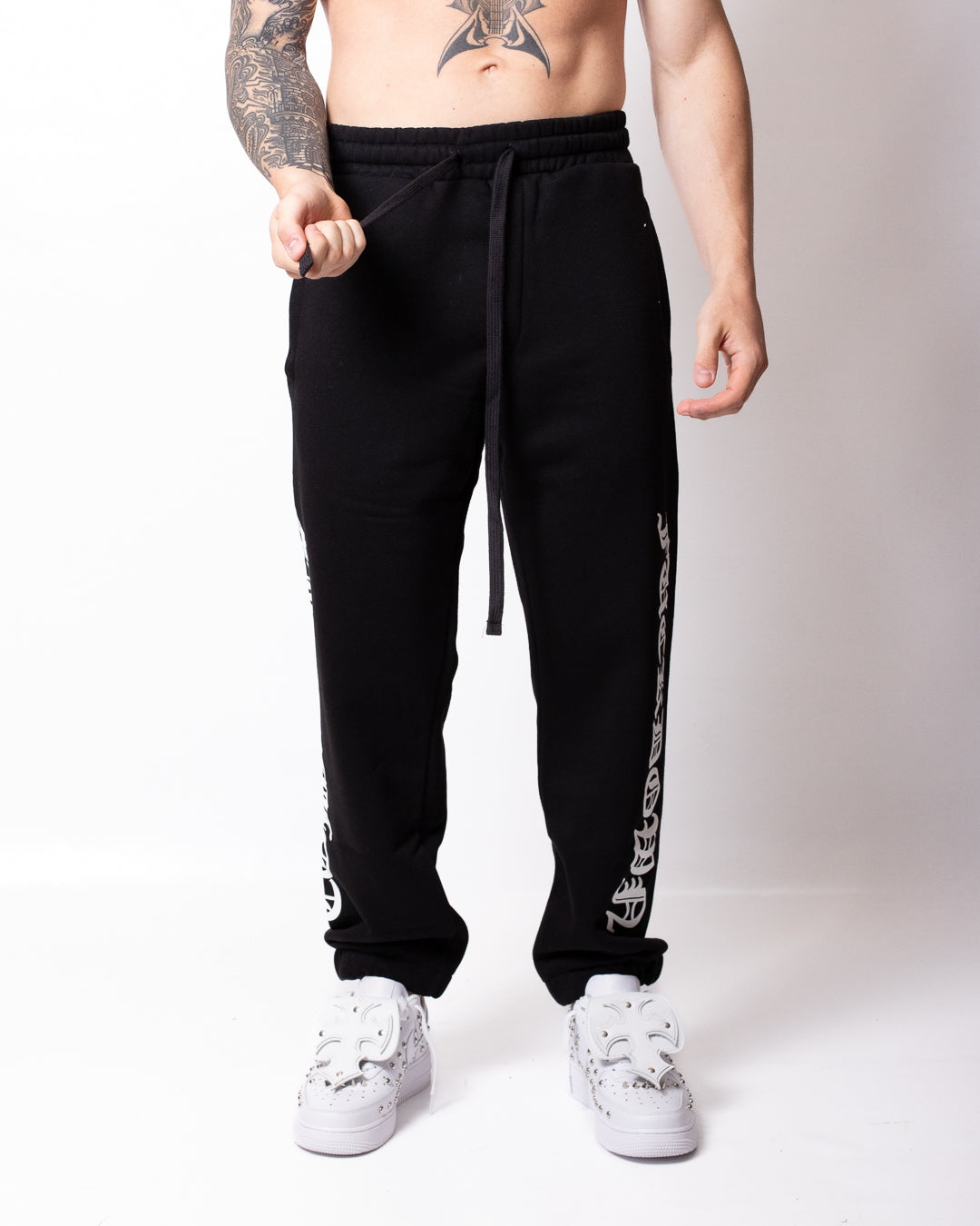 Pantalone Comme des Fuckdown in felpa con stampe uomo