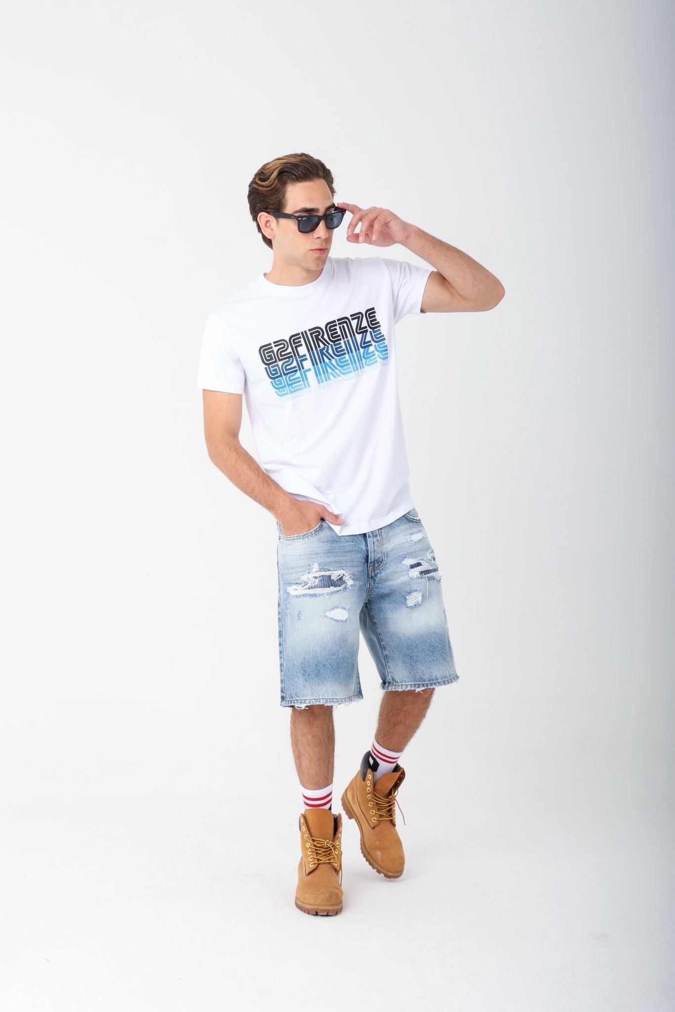 Bermuda G2Firenze "SKY BLUE " uomo