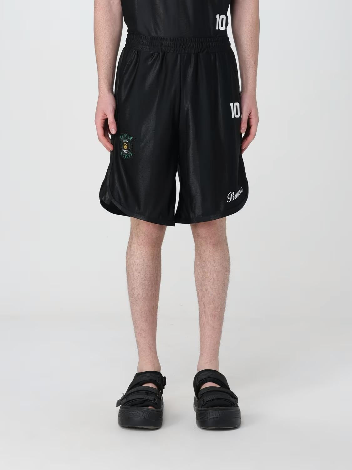 Shorts Barrow in triacetato con logo football team jersey unisex