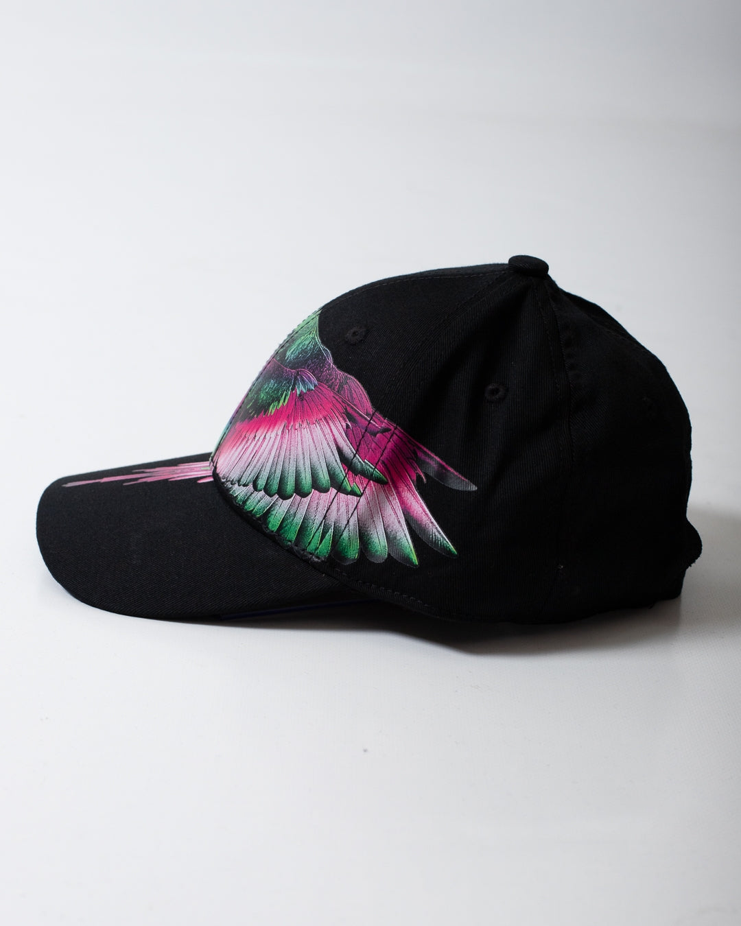 Cappello Marcelo Burlon con visiera "Wings Colorfull Pink"