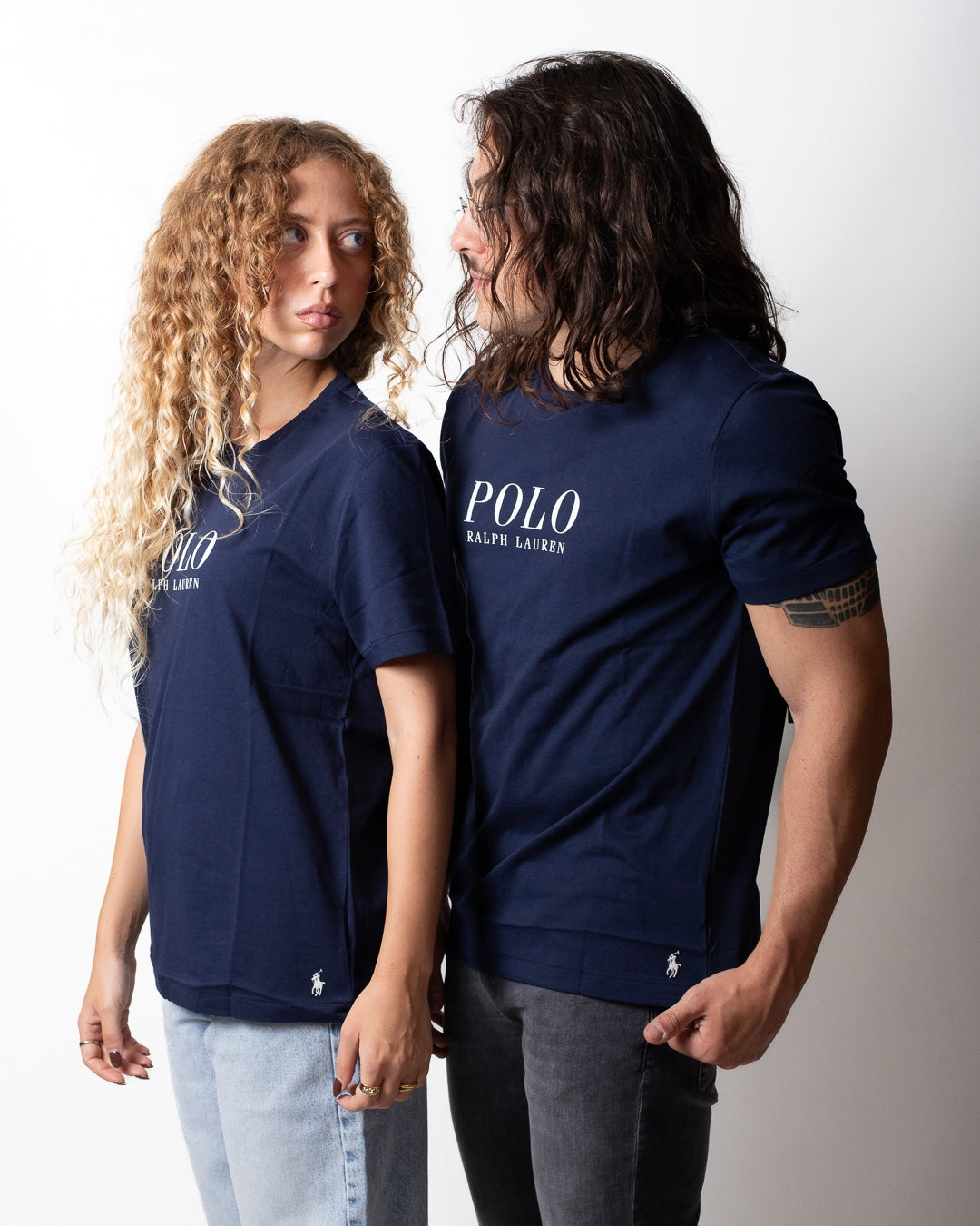 T-Shirt Polo Ralph Lauren con logo e ricamo uomo