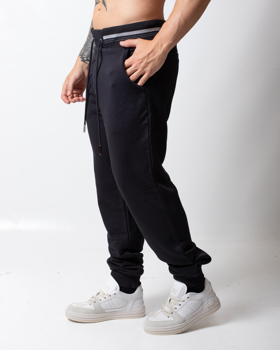 Pantalone Iceberg in felpa con logo stampato uomo