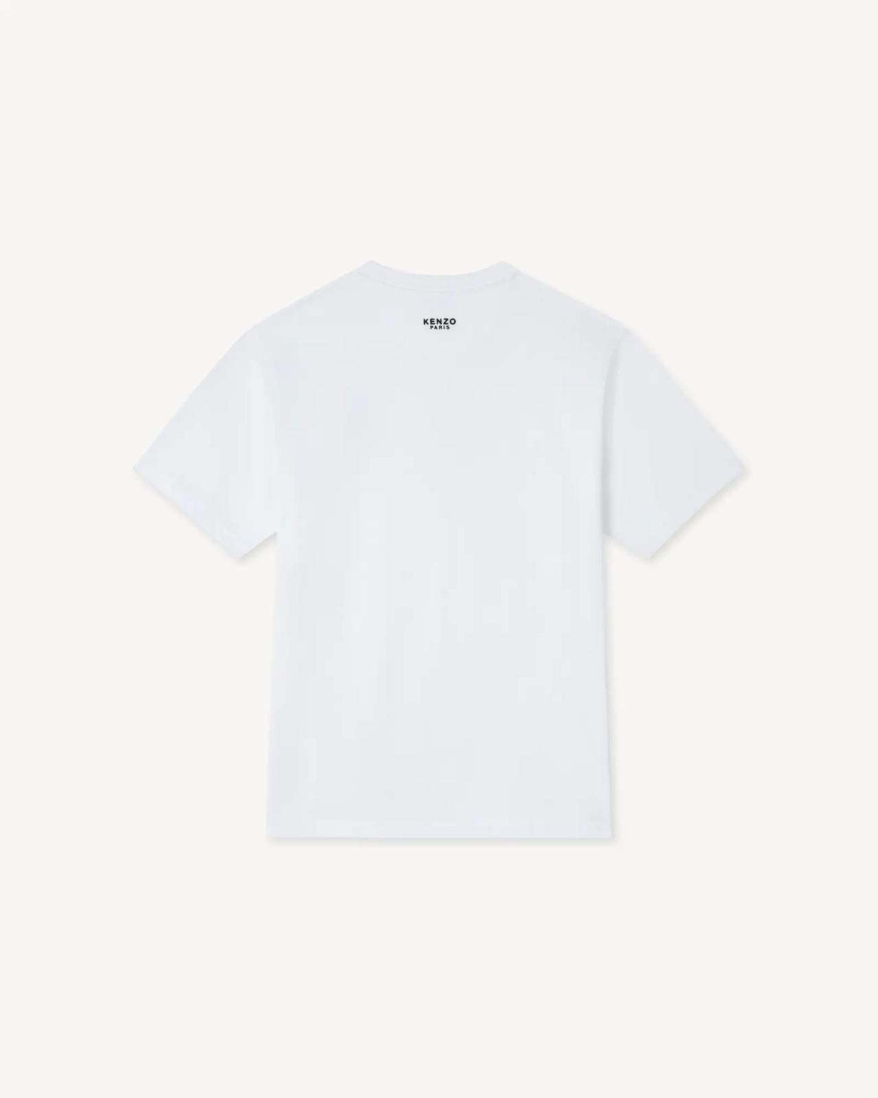 T-Shirt Kenzo con logo boke flower in ricamo