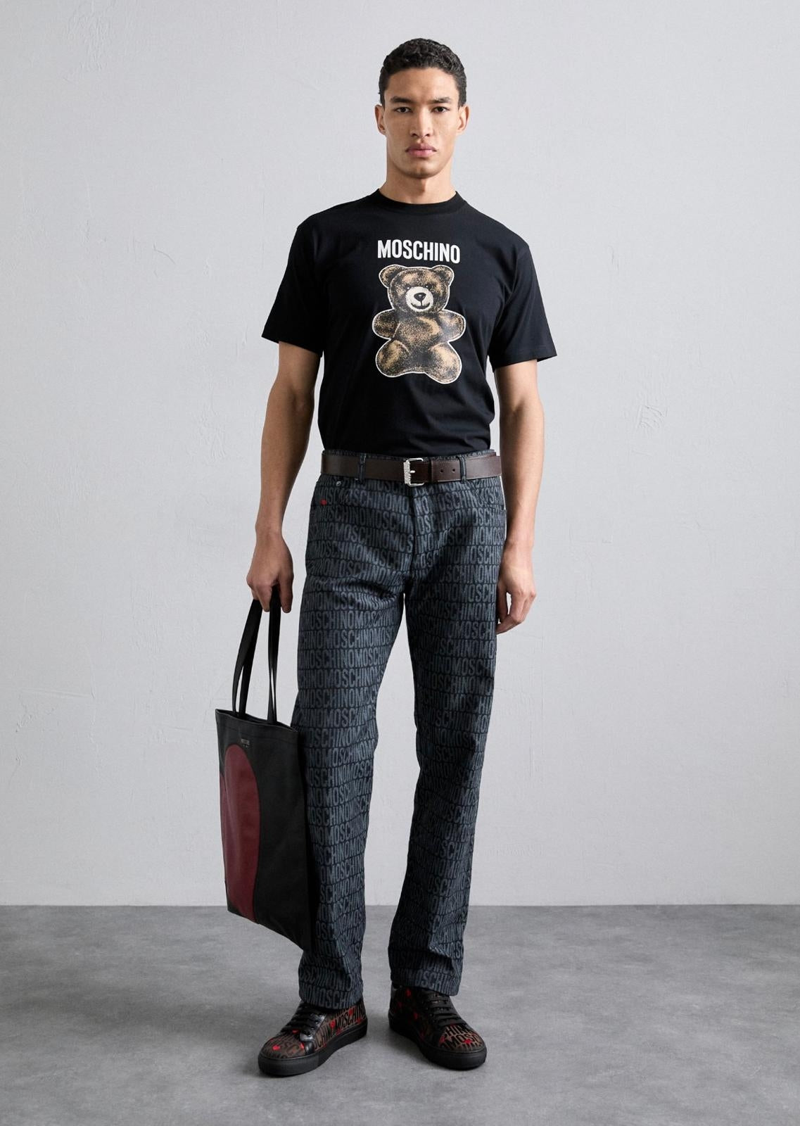 T-Shirt Moschino con maxi stampa "Teddy Bear"