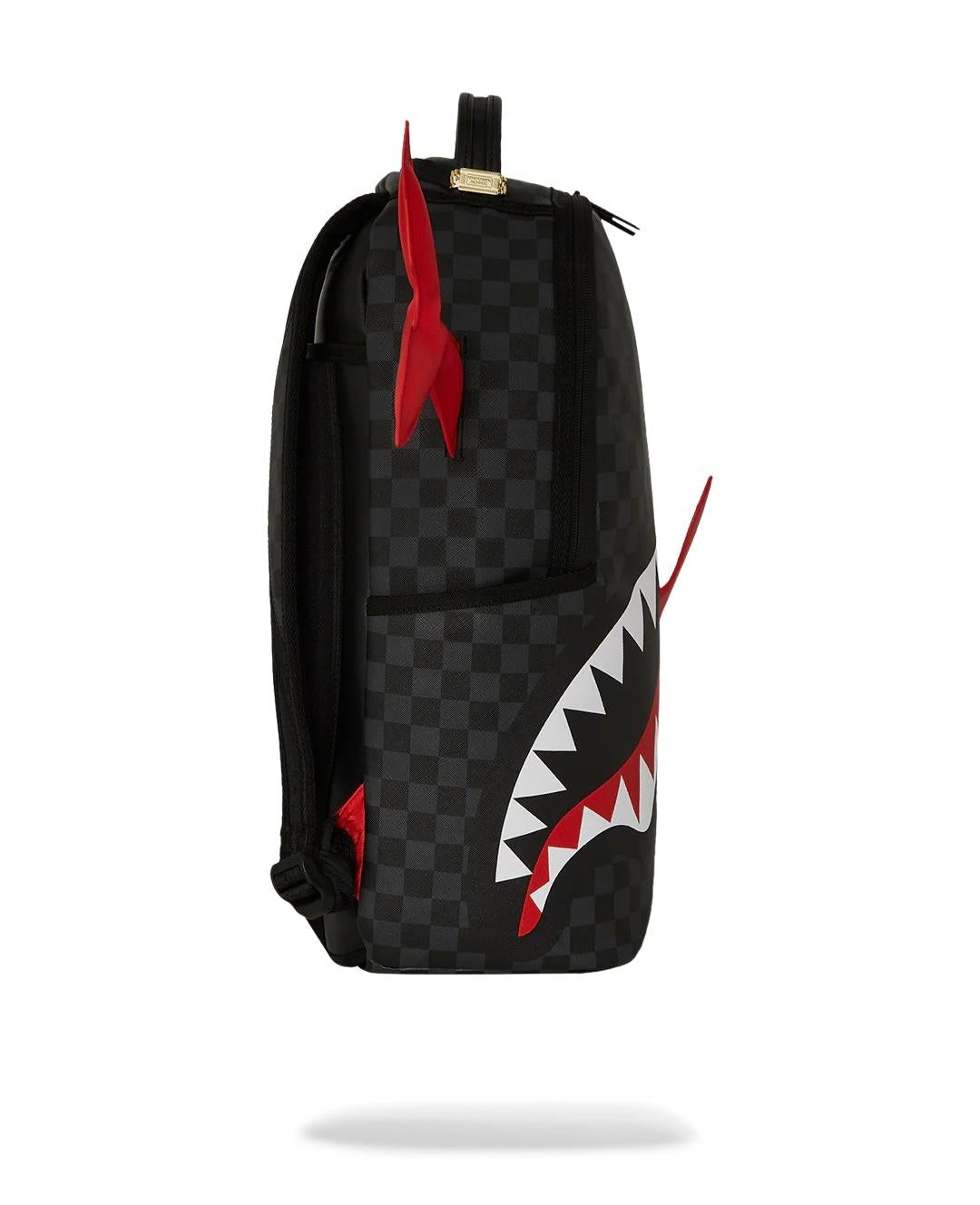 Zaino Sprayground nero Shark smashed through dlx backpack