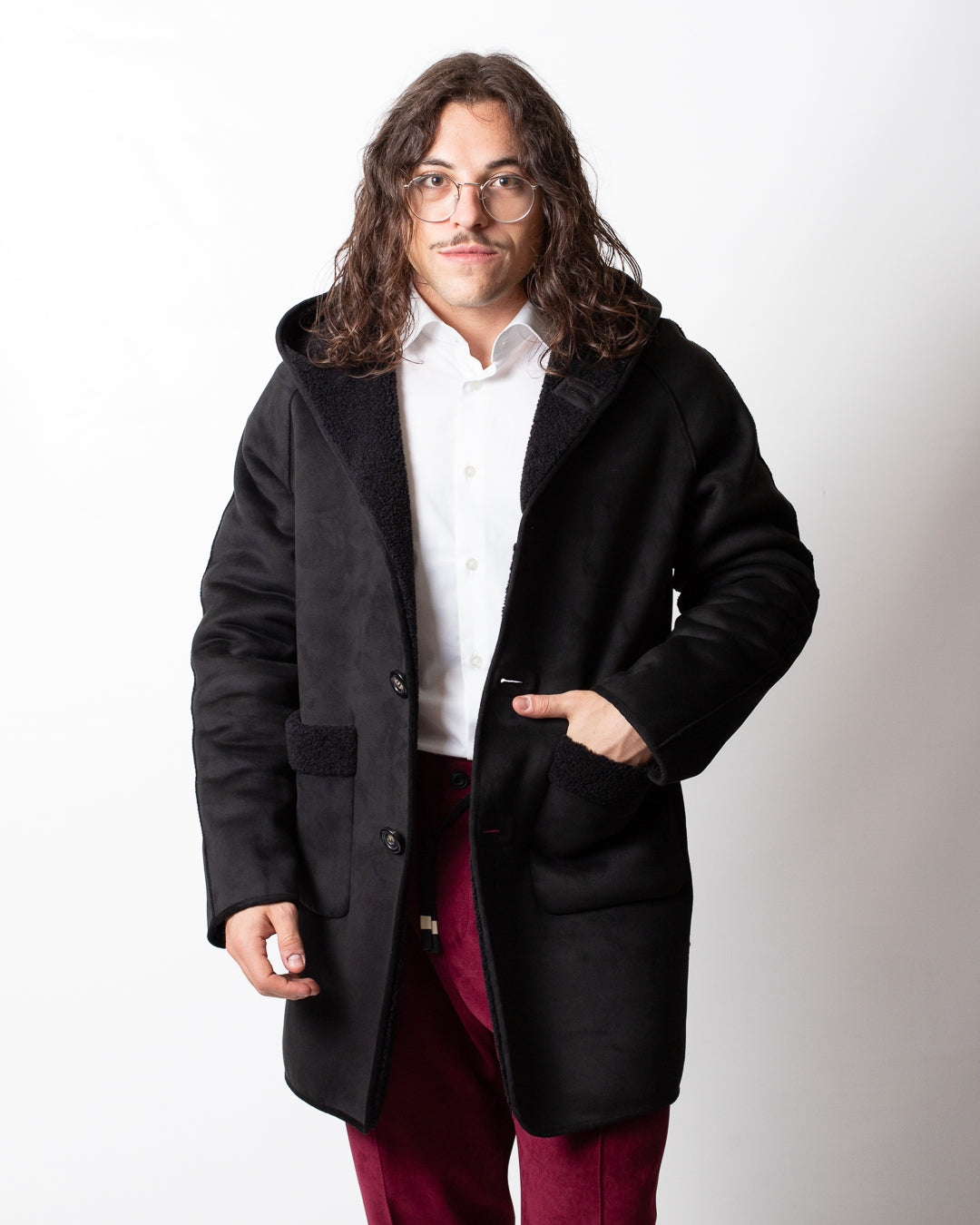 Ecomontone Daniele Alessandrini con cappuccio uomo
