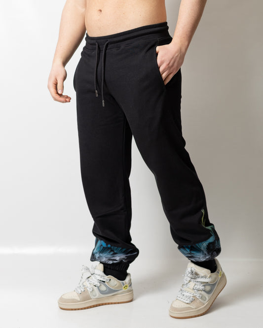 Pantalone Marcelo Burlon in felpa "Icon Wings" uomo