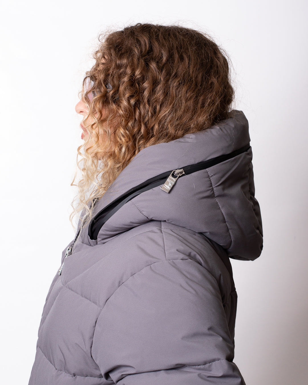 Piumino Richmond X con zip sul cappuccio donna