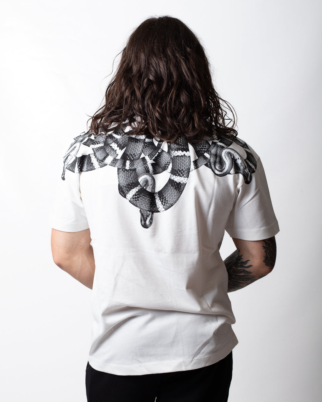 T-Shirt Marcelo Burlon "Black Snake" uomo