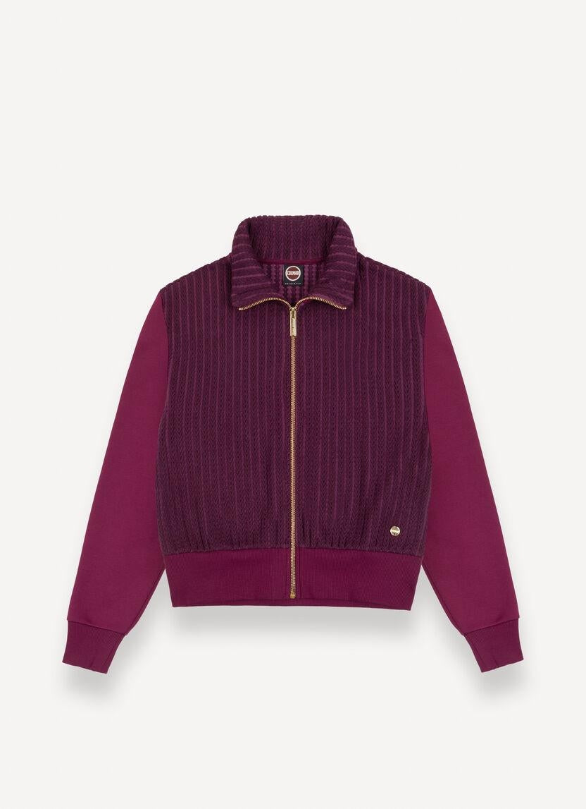 Felpa Colmar a tracce fullzip donna