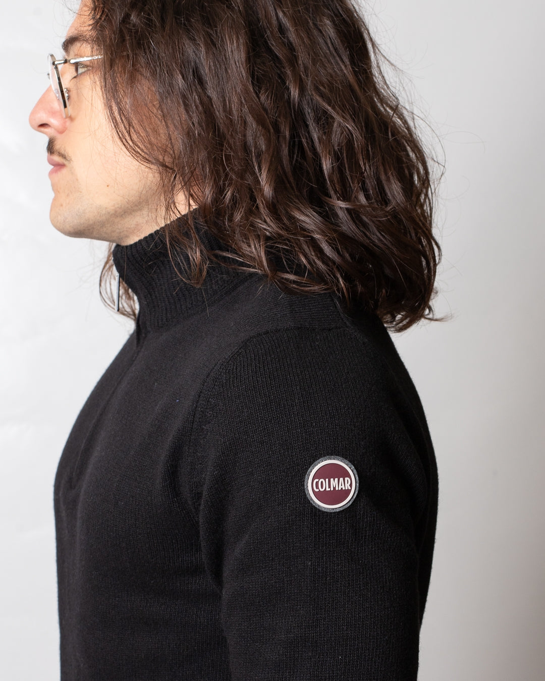 Maglia Colmar mezza zip in misto lana uomo