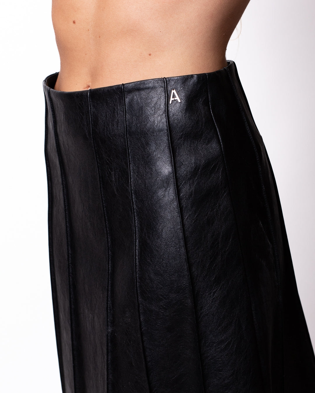 Gonna Twinset Actitude lunga in similpelle donna