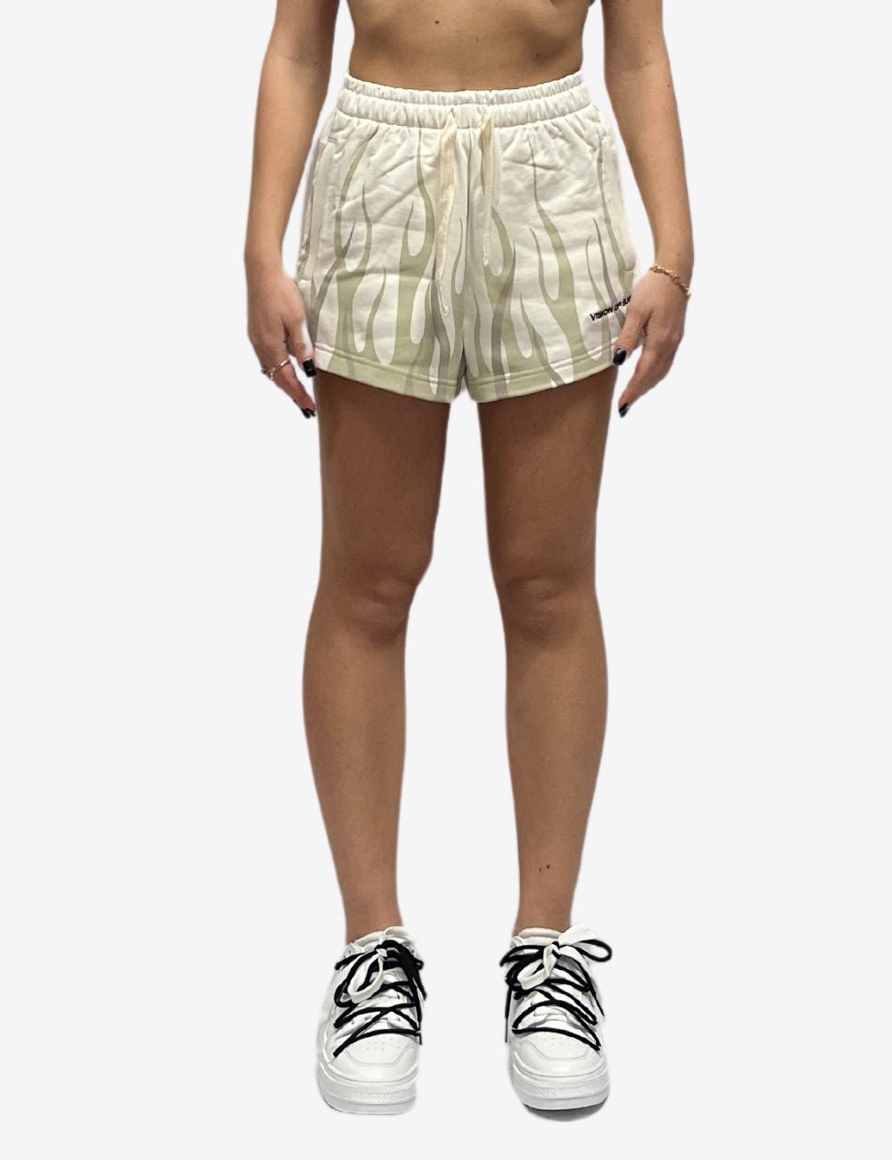 Short Vision of super con fiamme donna