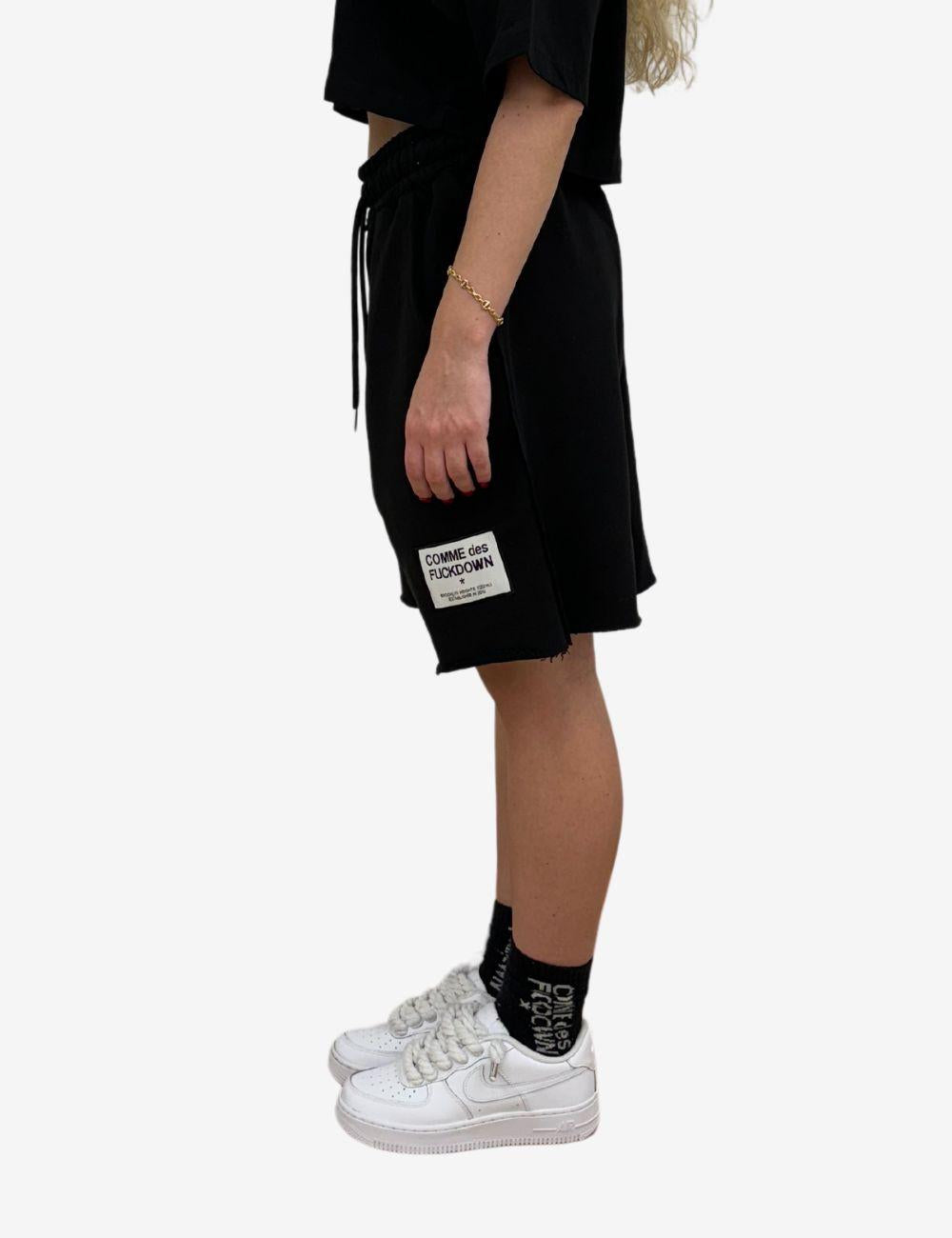 Bermuda Comme Des Fuckdown con etichetta logata donna