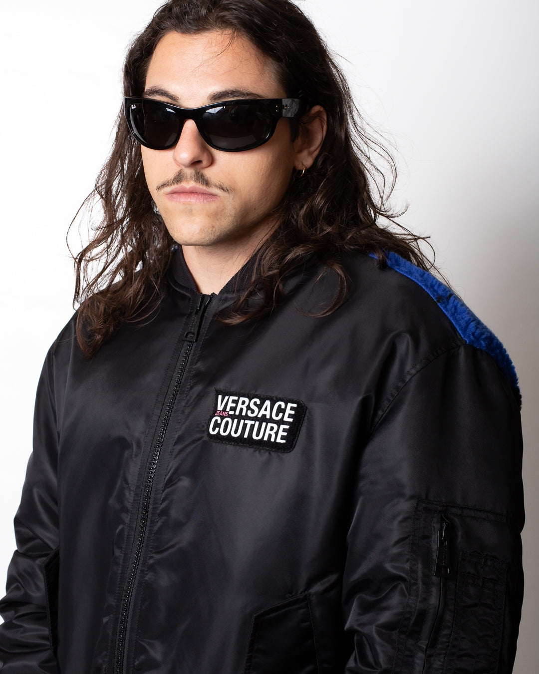 Giubbotto Versace Jeans Couture bomber teddy uomo