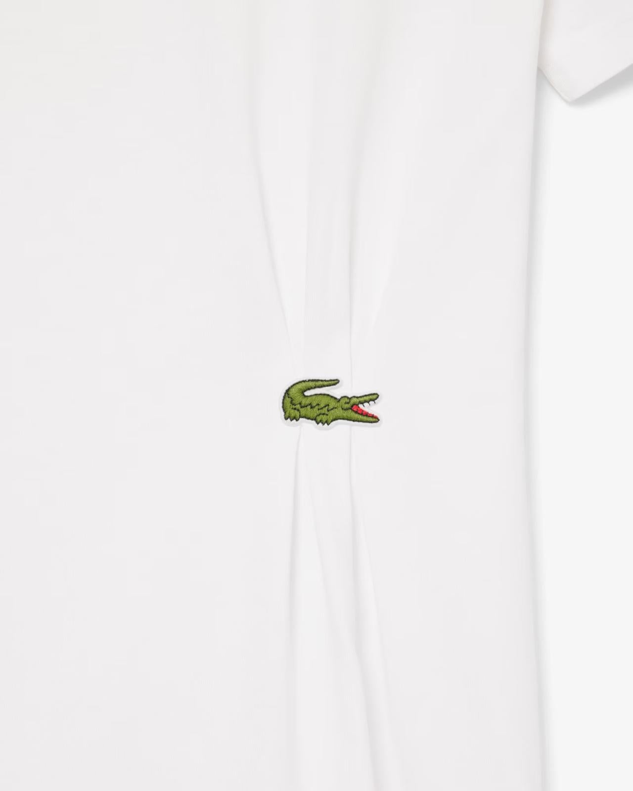 Abito Lacoste drappeggiato con logo donna