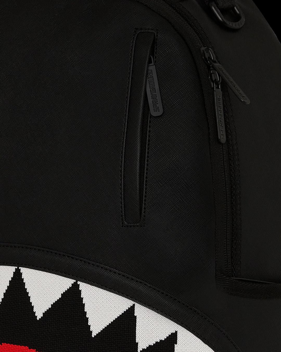 Zaino Sprayground nero fly knit mouth dlx-satin backpack