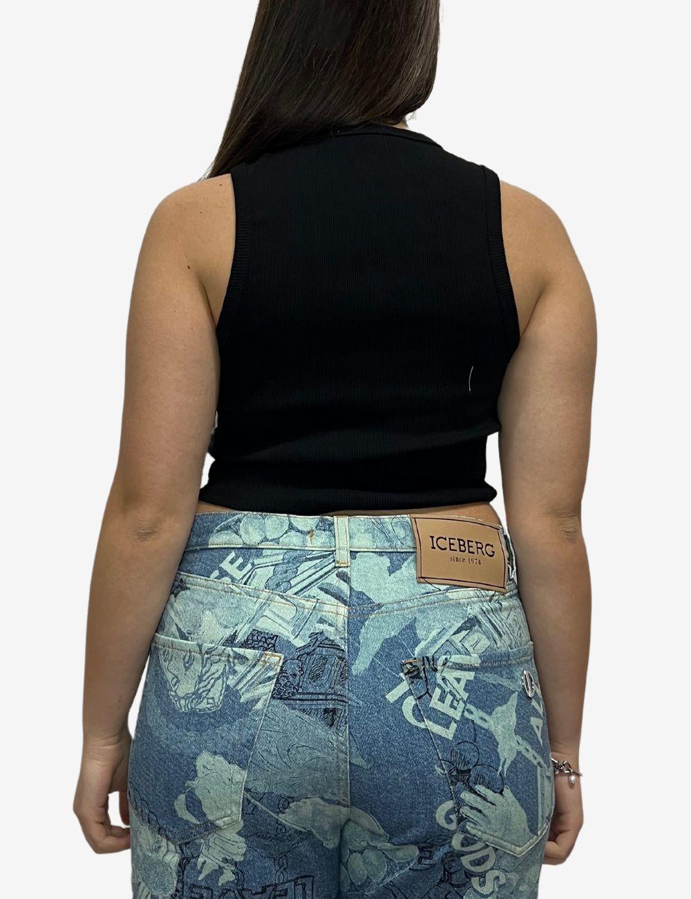 Top Iceberg con logo donna