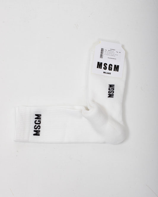 Calze MSGM in spugna "Logo Classic"