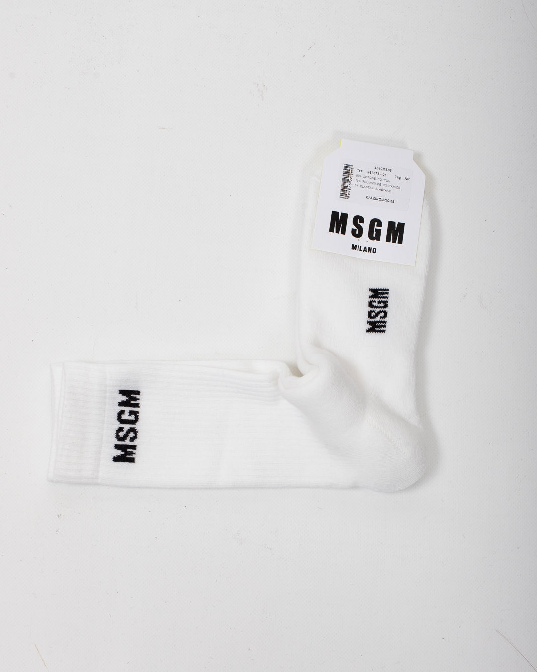 Calze MSGM in spugna "Logo Classic"