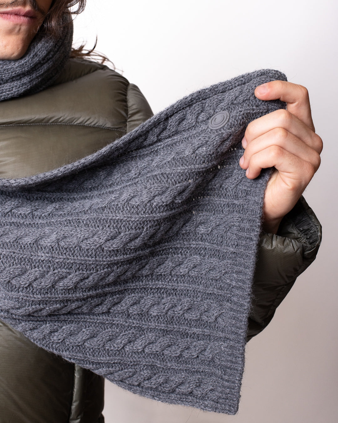 Sciarpa Colmar intrecciata in misto acrilica