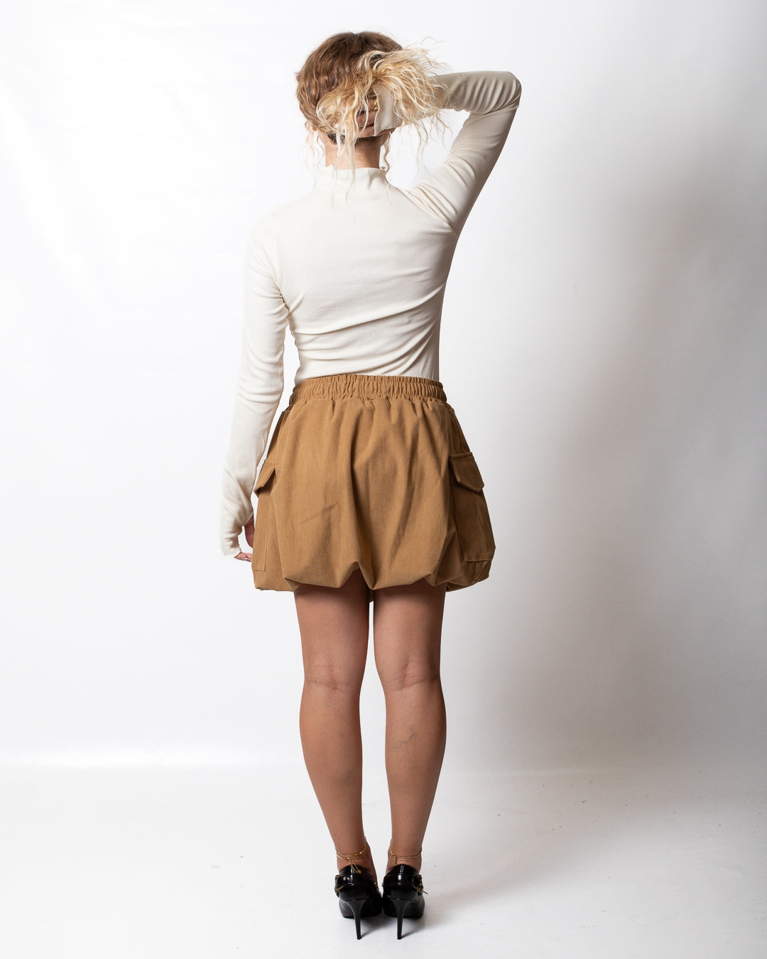 Gonna Disclaimer cargo in velluto donna
