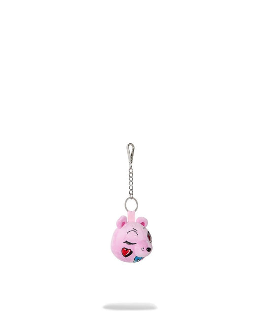 Portachiavi Sprayground fucsia CUTIE BEAR HEAD KEYCHAIN