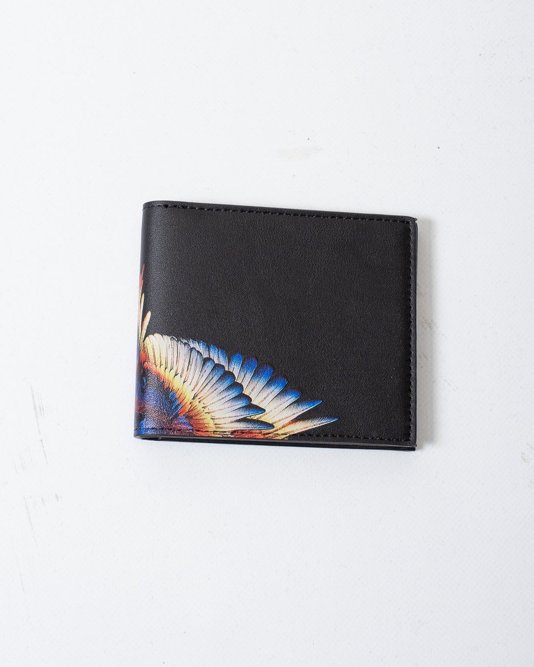 Portafoglio Marcelo Burlon in ecopelle con logo wings