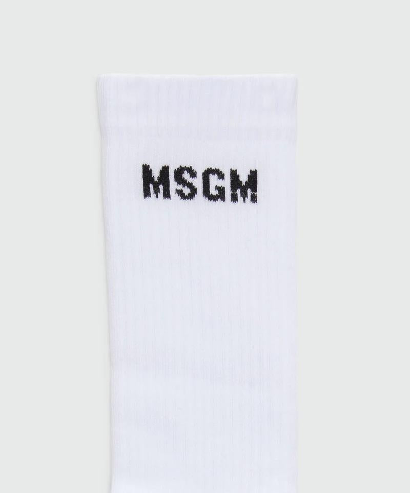 Calze MSGM in spugna con logo minimal