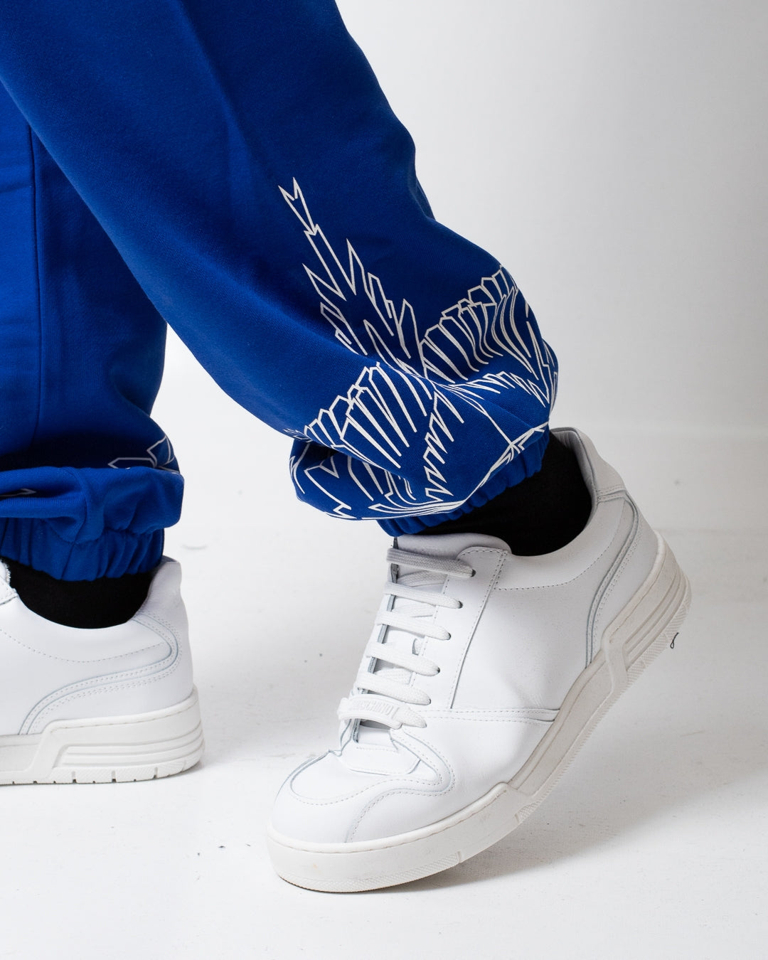 Pantalone Marcelo Burlon classic in felpa con logo uomo