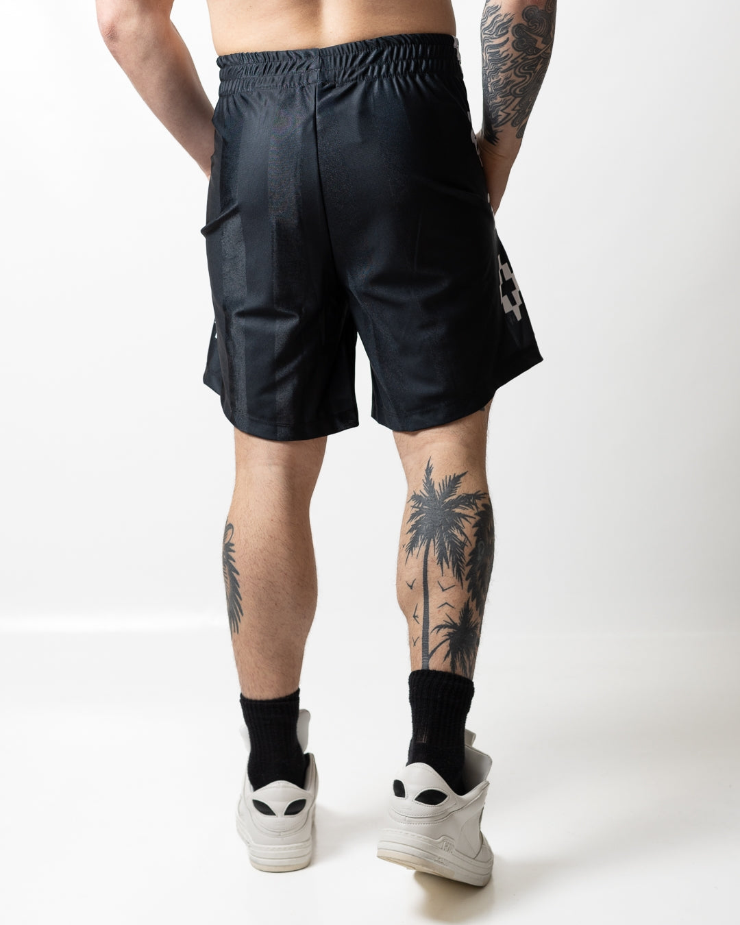 Bermuda Marcelo Burlon in nylon "Soccer County" uomo
