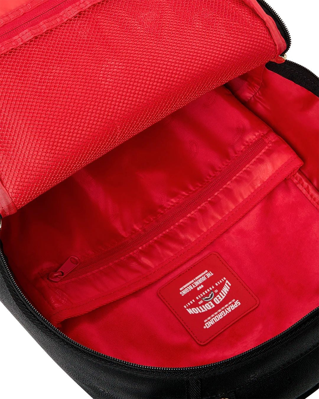 Zaino Sprayground nero "That gold drap backpack"