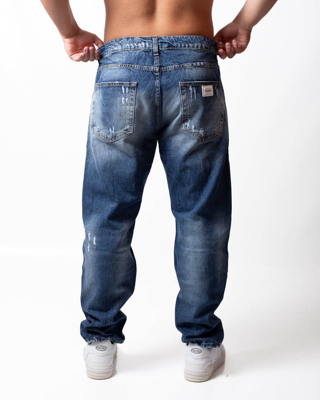 Jeans G2 Firenze "Broken" regular uomo