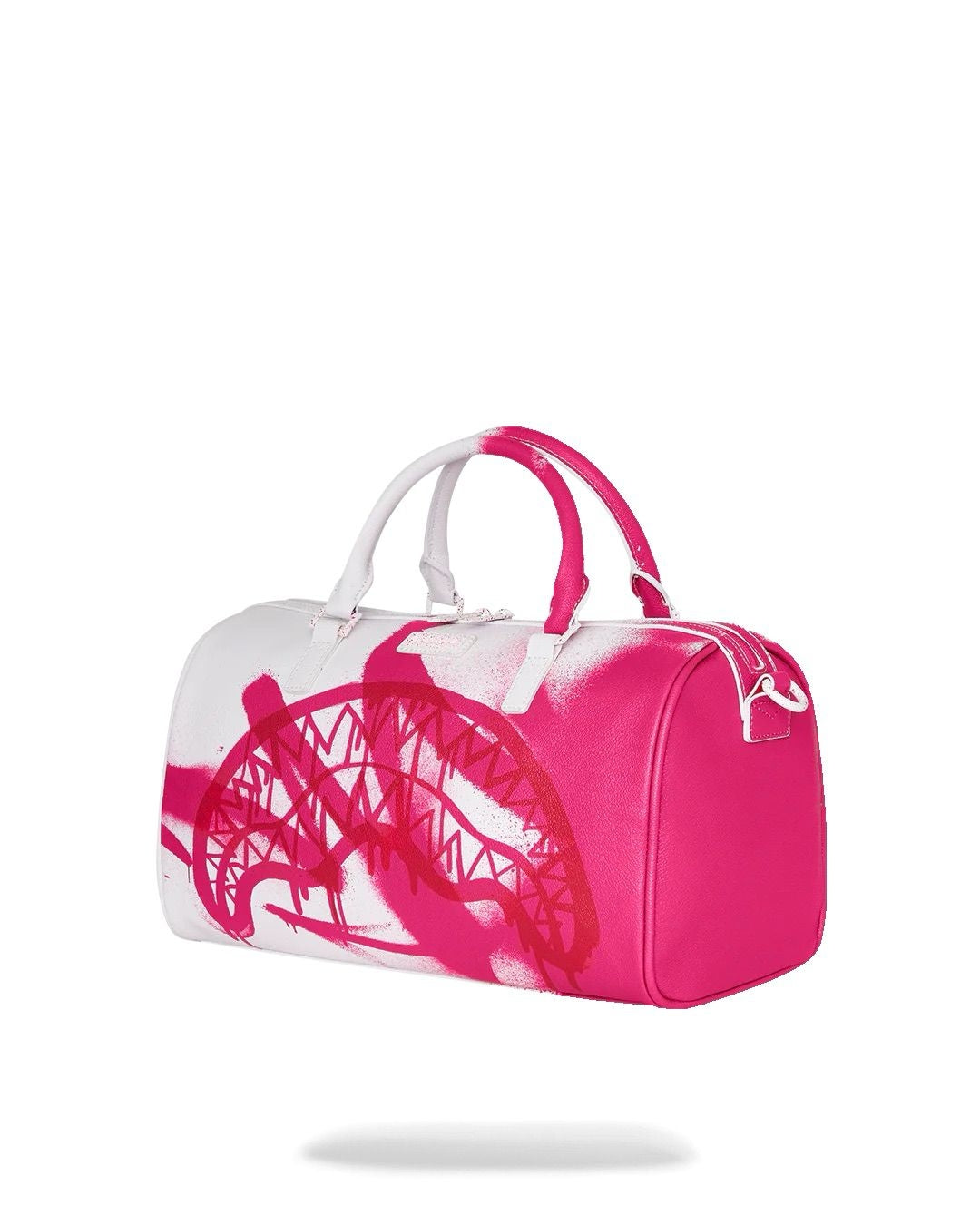 Borsa Sprayground bianco pink vandal mini duffle