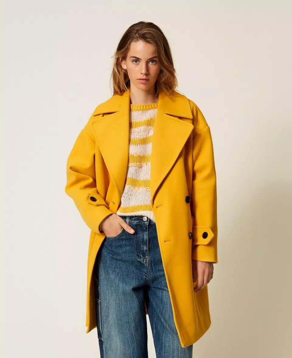 Cappotto Twinset Actitude doppiopetto donna